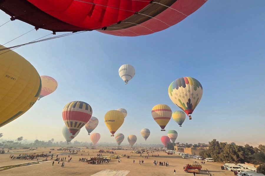 🎈 Tour Title: VIP Luxor Gold Edition: Sunrise Hot Air Balloon & Full-Day Private Wonders